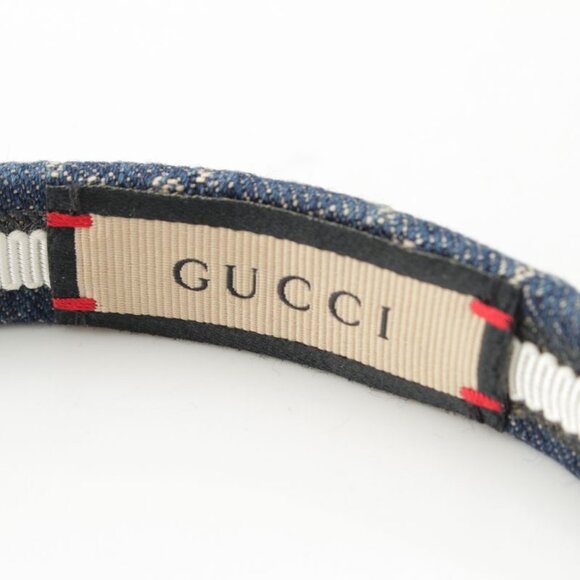 Gucci GG Denim Headband Hair Blue main image 4